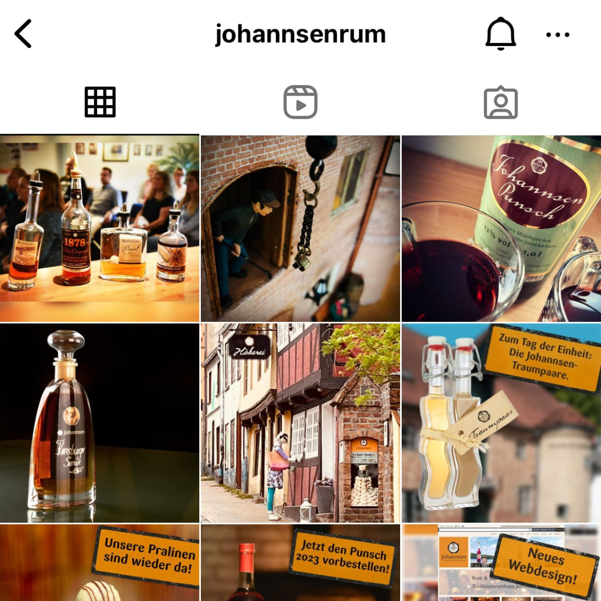 Referenz Johannsen Instagram<br />
